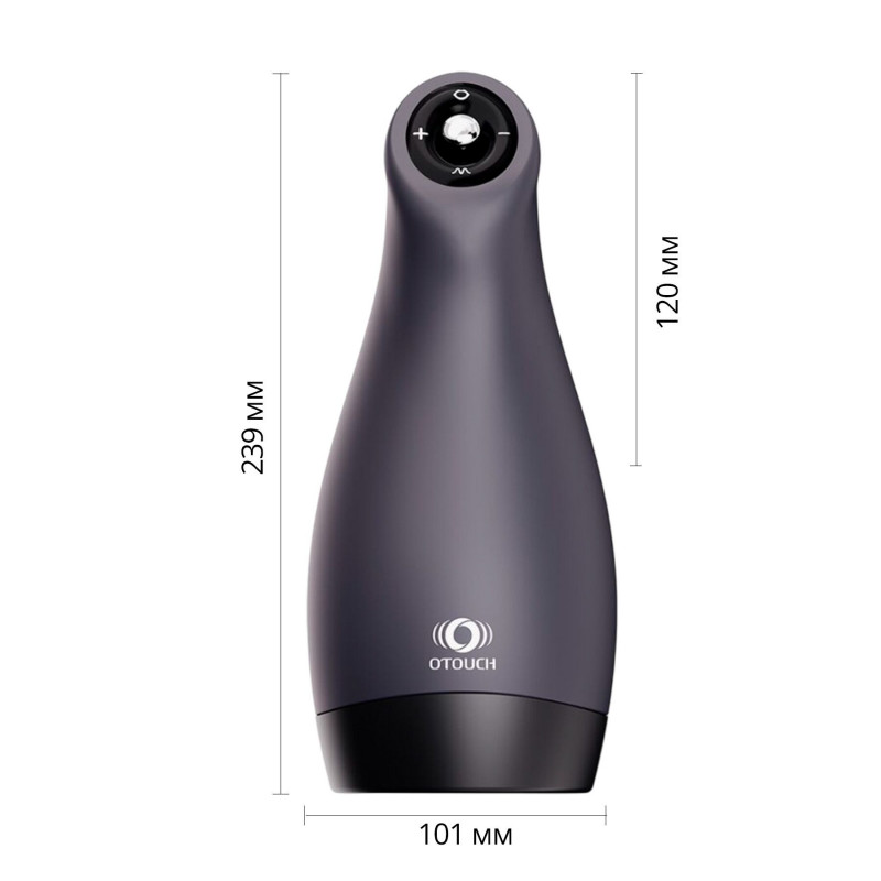 Мастурбатор Otouch AIRTURN 3: детальний вигляд збоку, акцент на ергономічній формі