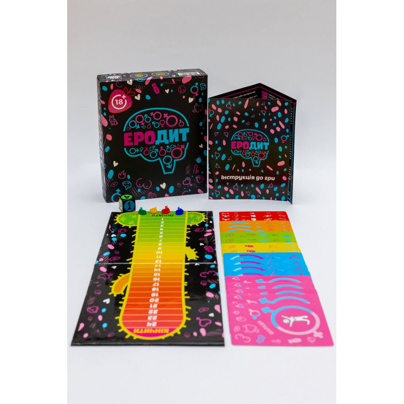 Еродит (UA) FunGamesShop - вигляд гри збоку, демонстрація компонентів