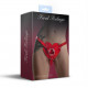 Червоні трусики-серце для страпону Feral Feelings Hearts Strap-on Belt Red (SO9419) – текстура тканини