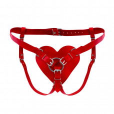 Трусики Серце для страпону Feral Feelings Hearts Strap-on Belt Red (SO9419) — Keks-Hub