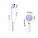 Пульсатор Otouch LOLLIPOP вакуумний пурпуровий - вид збоку, що демонструє ергономічну форму