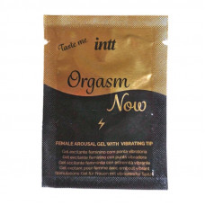 Пробник гелю-вібратора для клітора Intt Orgasm Now 2-в-1 (2 мл) — Keks-Hub
