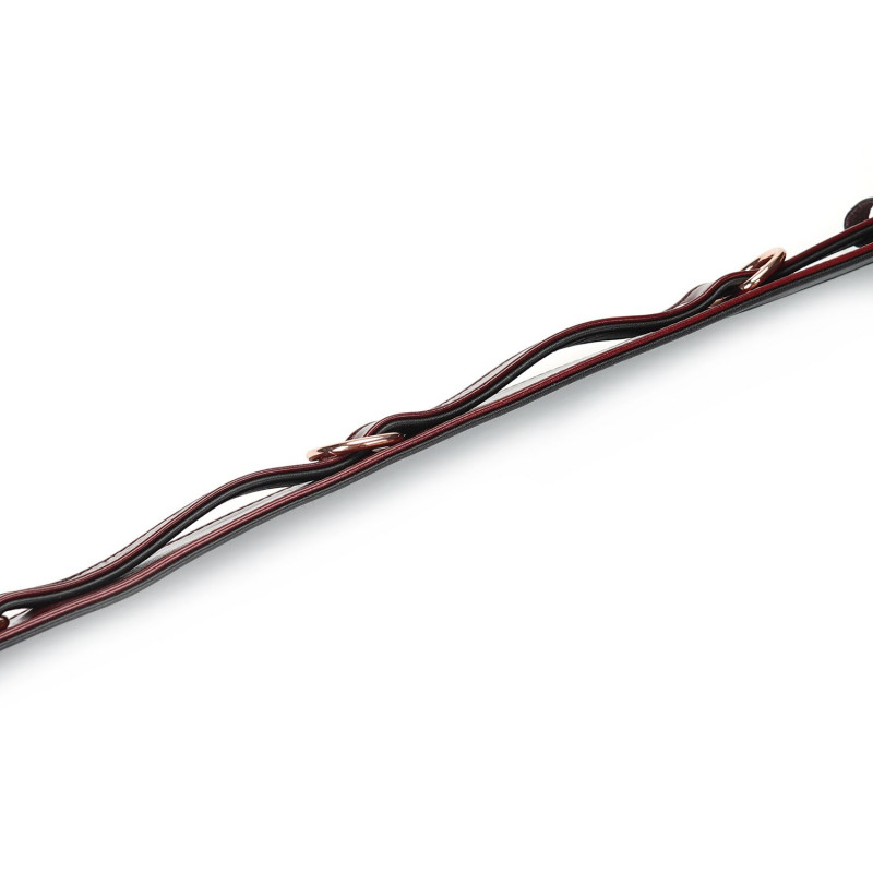 Фіксатори для стегон Liebe Seele Wine Red Cuffs, деталі кріплення, натуральна шкіра