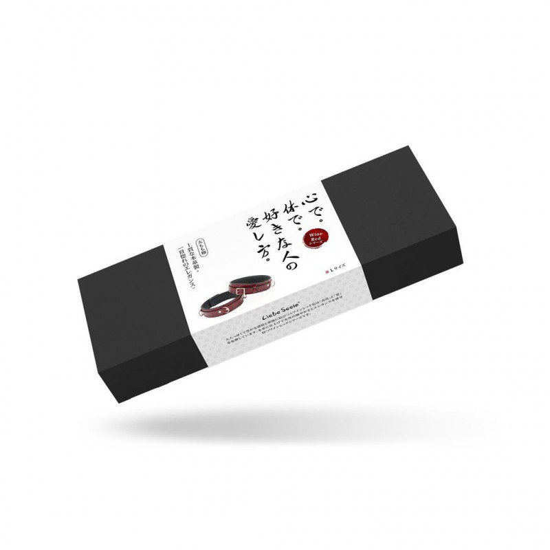 Фіксатори для стегон Liebe Seele Wine Red Cuffs, демонстрація на моделі, червоне вино