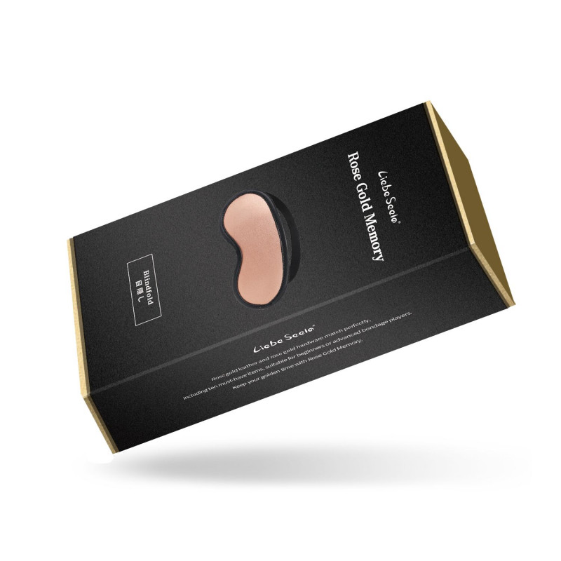 Комплект: маска Liebe Seele Rose Gold Memory та футляр для зберігання