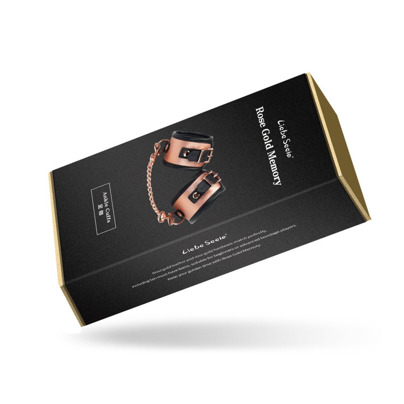 Поножі Liebe Seele Rose Gold Memory Ankle Cuffs як частина вечірнього образу, елегантність
