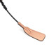 Розкішна текстура матеріалу шльопалки Liebe Seele Memory Riding Crop Rose Gold, що передає якість