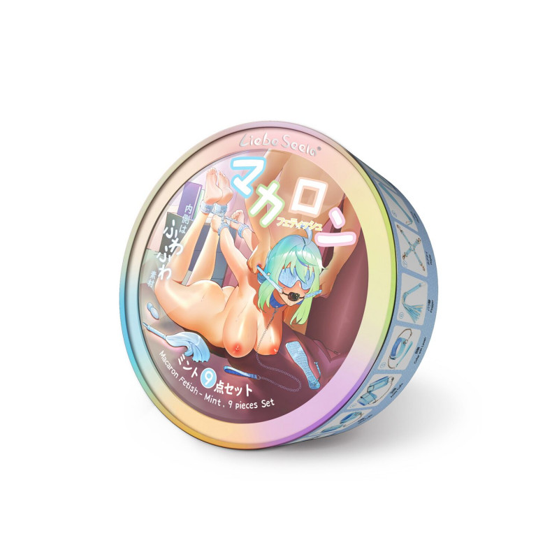 БДСМ-набір Liebe Seele Macaron м'ятний, текстура та колір, витонченість