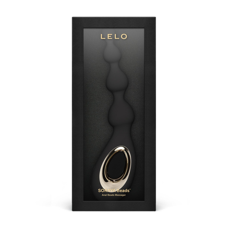Анальне намисто LELO Soraya Beads Black: демонстрація 8 режимів вібрації