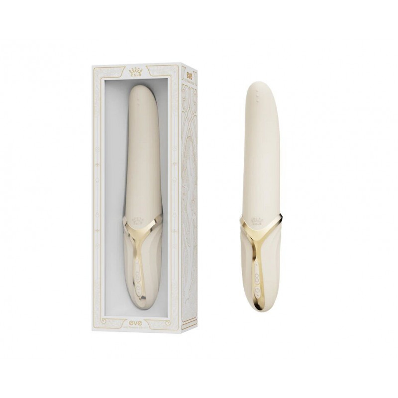 Вібратор Zalo EVE Ivory White в дії, візуалізація вібрації