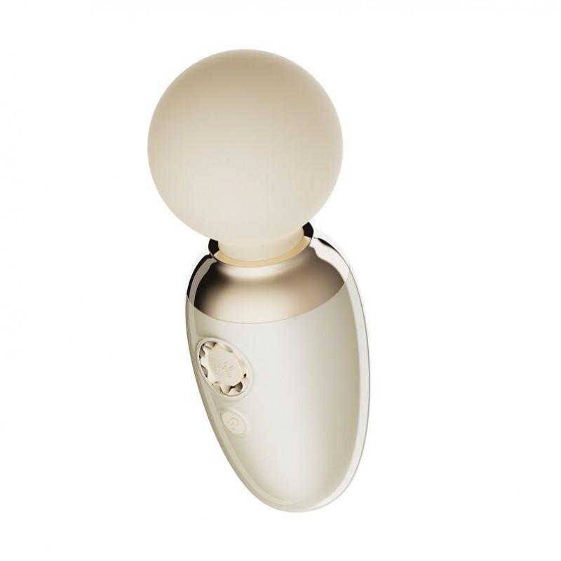 Текстура силіконового покриття смарт-вібромасажера Zalo AVA Ivory White, приємна на дотик