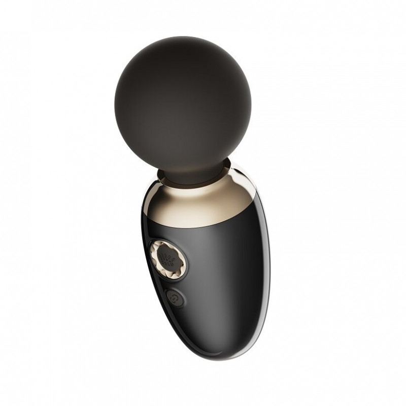 Смарт-вібромасажер Zalo AVA Obsidian Black: розкішна текстура чорного силікону