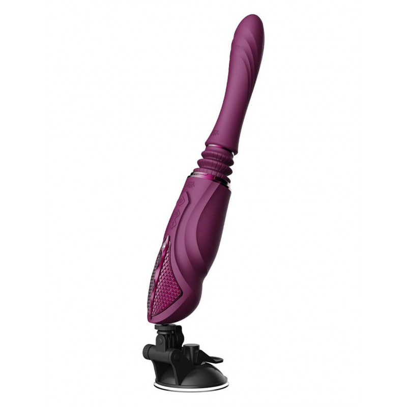 Пульт дистанційного керування для смарт секс-машини Zalo Sesh Velvet Purple, зручне керування функціями