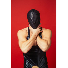 Капюшон закритий D&A Deprivation Mask Шкіряний — Keks-Hub