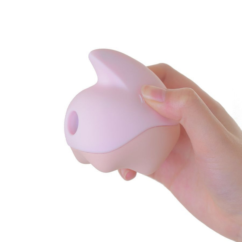 Вакуумний смарт-стимулятор Magic Motion Unicorn Pink збоку, демонструє ергономічну форму