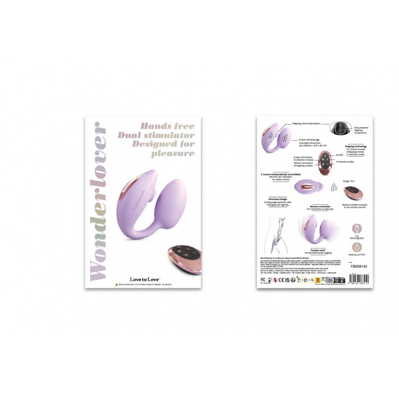 Віброяйце Love To Love Wonderlover VIVA MAUVE у дії (концепт)