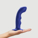 Упаковка насадки для страпона Strap-On-Me TAPPING DILDO WAVE – NIGHT BLUE (М) – стильна коробка бренду Strap-On-Me