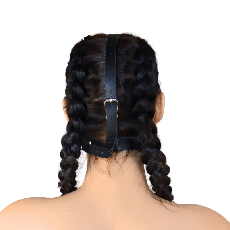 Кляп-маска Art of Sex Deymon, вид збоку, демонстрація форми