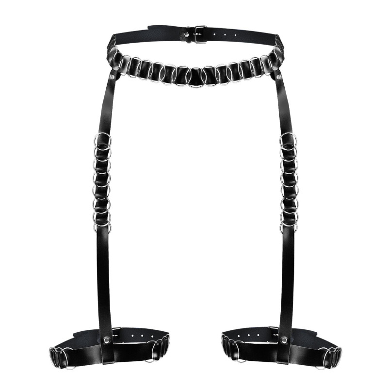 Текстура натуральної шкіри гартерів Art of Sex Geneva, витончена деталізазація