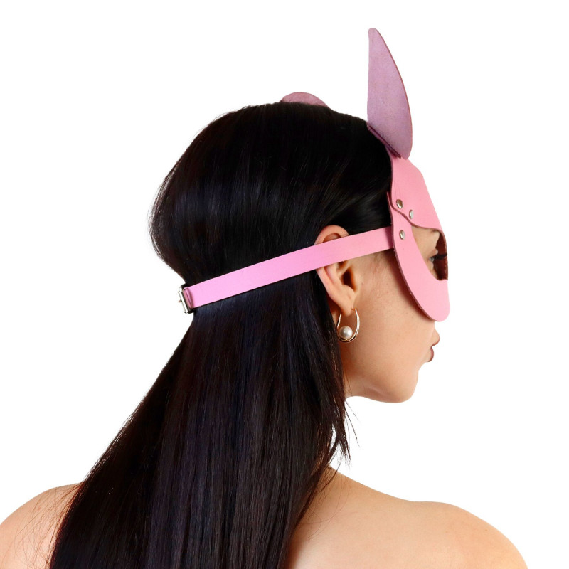 Шкіряна маска мишки Art of Sex - вид збоку, підкреслює форму