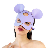 Шкіряна маска мишки Art of Sex - Mouse Mask, Лавандовий