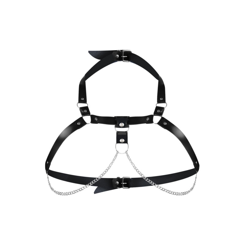 Жіноча портупея Art of Sex Virginia у вигляді збоку: елегантні лінії та посадка на тілі