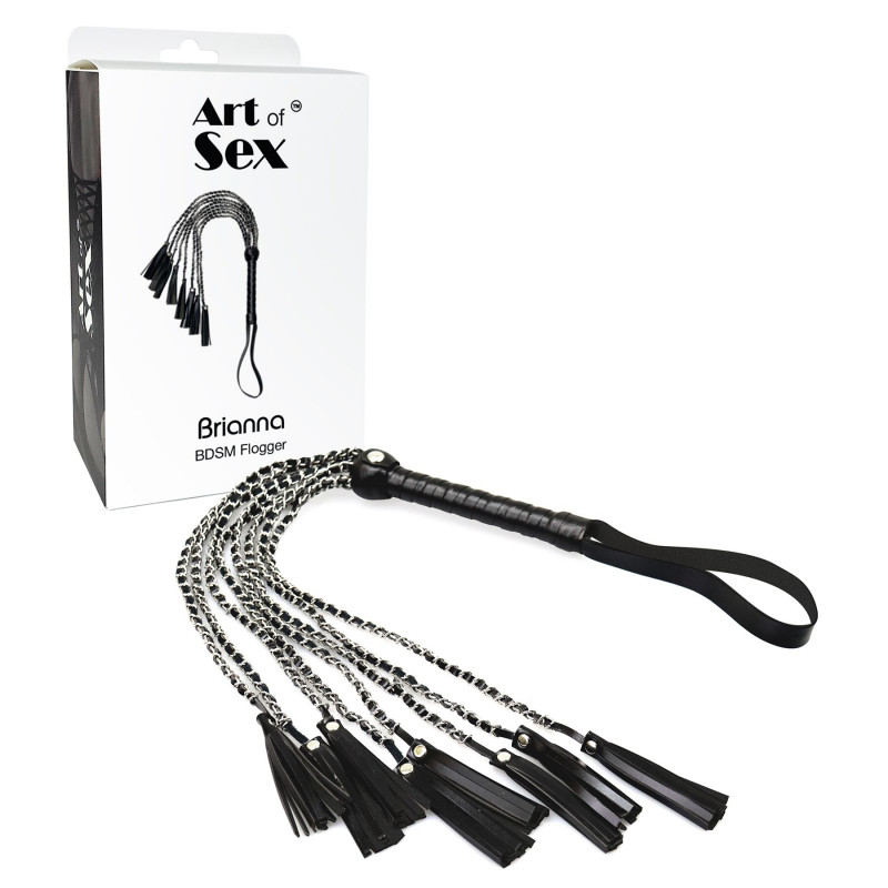 Ажурний батіг Art of Sex Brianna, текстура екошкіри, якісні матеріали