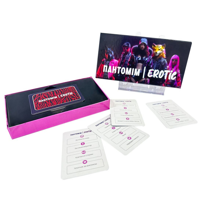 Еротична гра Пантомім Erotic (UA) Asgard Games - коробка, упаковка