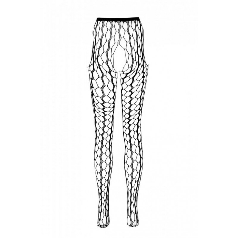 Текстура тканини колготок-бодістокінг Passion ECO S007 black