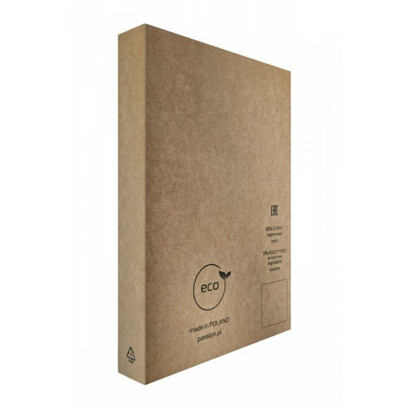 Еротичні колготки-бодістокінг Passion ECO S008 black, витончені шви, якість