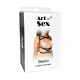 Портупея Art of Sex Sheron L-2XL на моделі: акцент на деталях