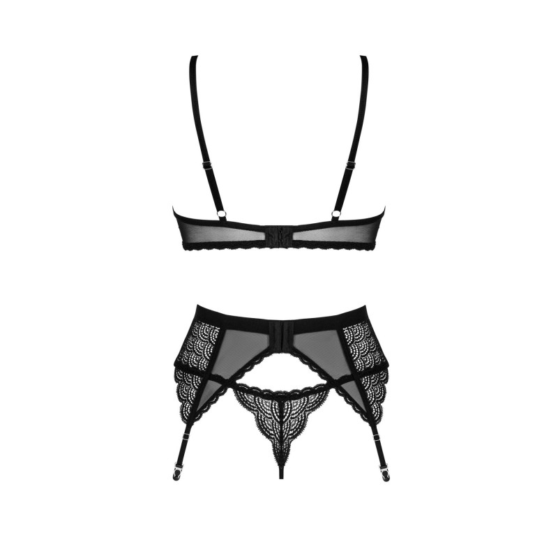 Текстура тканини комплекту Obsessive Chemeris 3-pcs set - приємна до тіла