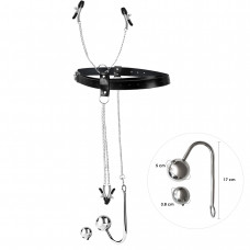 Бондажний набір Art of Sex Blanca з металевим анальним гаком №4 — Keks-Hub