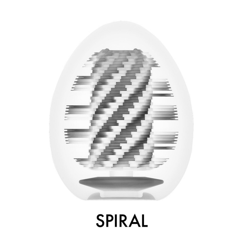 Упаковка мастурбатора Tenga Egg Spiral, комплект поставки