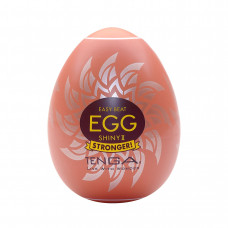 Яйце-мастурбатор Tenga Egg Shiny II, щільний TPE, лубрикант 5 мл