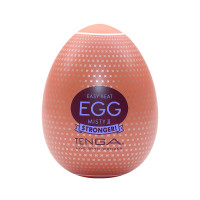 Мастурбатор-яйцо Tenga Egg Misty II, плотный TPE, 5 мл лубриканта