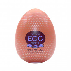 Мастурбатор-яйце Tenga Egg Misty II, щільний TPE, пробник 5 мл — Keks-Hub