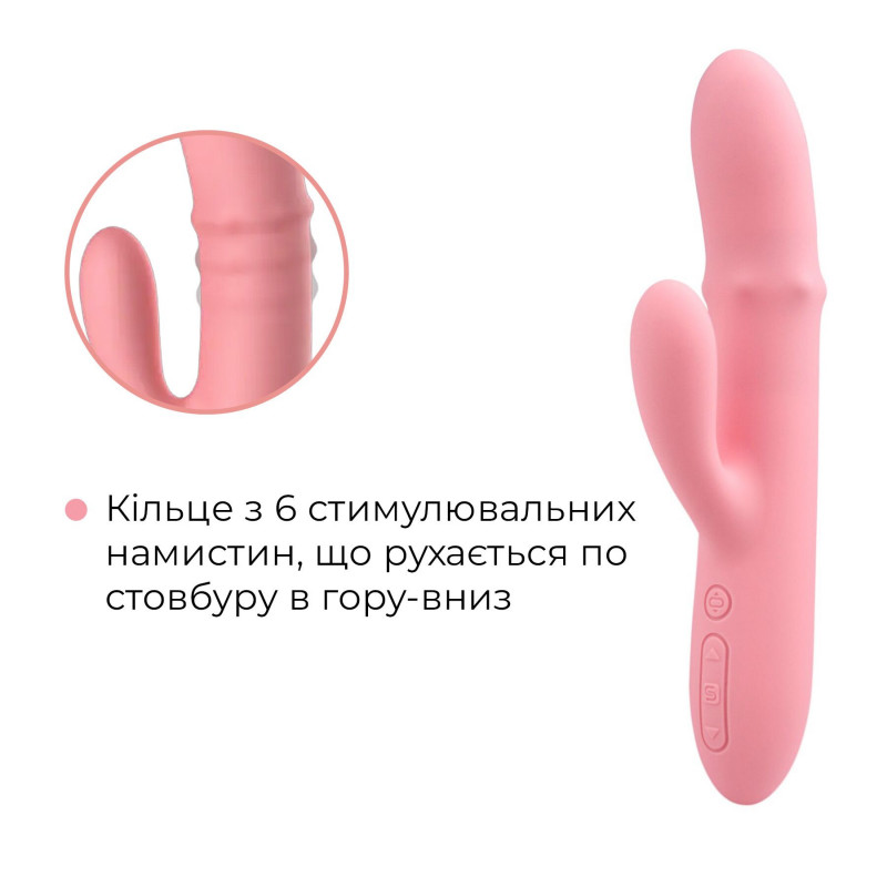 Детальний вигляд кнопки керування смарт вібратора Svakom Mora Neo, зручна навігація