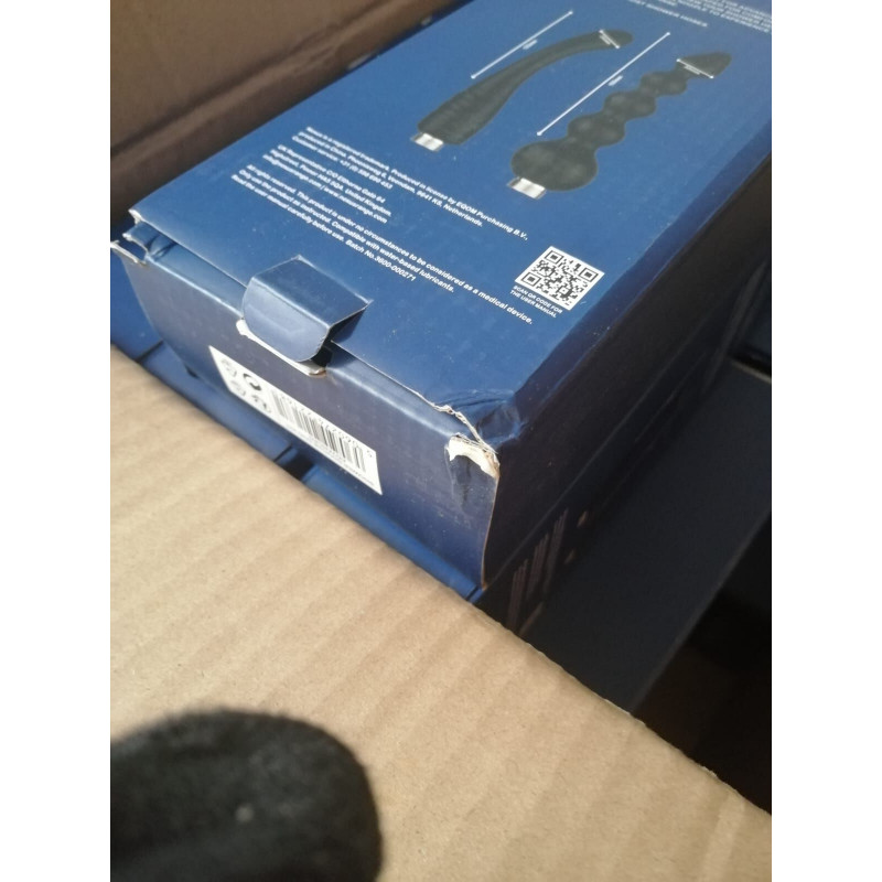 Набір анальних насадок Nexus Shower Douche Duo Kit – Black, вид збоку, чорний колір