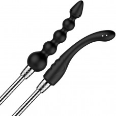 Набір анальних насадок для душу Nexus Advanced Shower Douche Duo Kit – Black, 2 шт (SO9858-R) — Keks-Hub