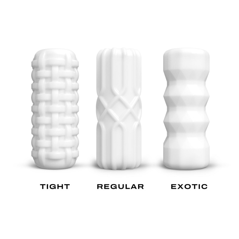 Детальний вигляд Dorcel Cup Tight мастурбатора, ребриста поверхня - деталі дизайну