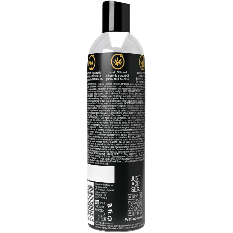 Текстура лубриканту Wet Hemptation на поверхні, вигляд збоку