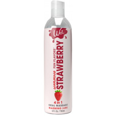 Зігрівальний лубрикант Wet Warming Strawberry 4in1 118 мл — Keks-Hub