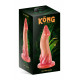Фентезійний фалоімітатор Kong Silicone The Anaconda, 23 см, темно-сірий - вигляд збоку