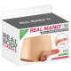 Силіконові трусики з фалоімітатором Real Body Real Manly L/XL, вигляд зверху, кріплення
