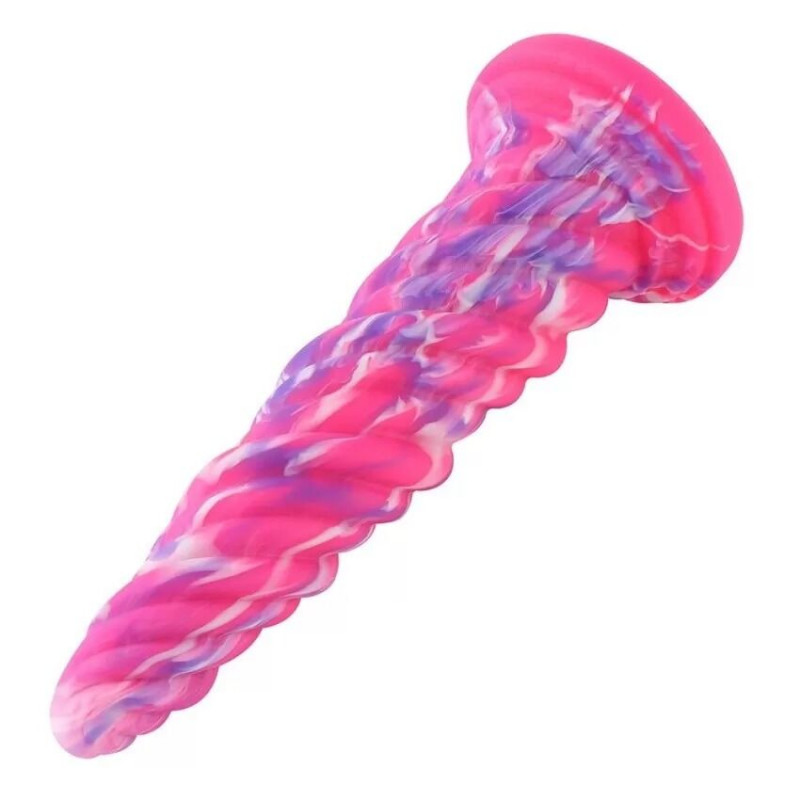 Текстура силіконового фалоімітатора Hismith Awl Shape Silicone Dildo Monster Series