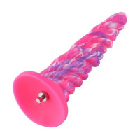 Фалоімітатор Hismith Awl Shape Silicone Dildo Monster Series, кріплення KlicLok