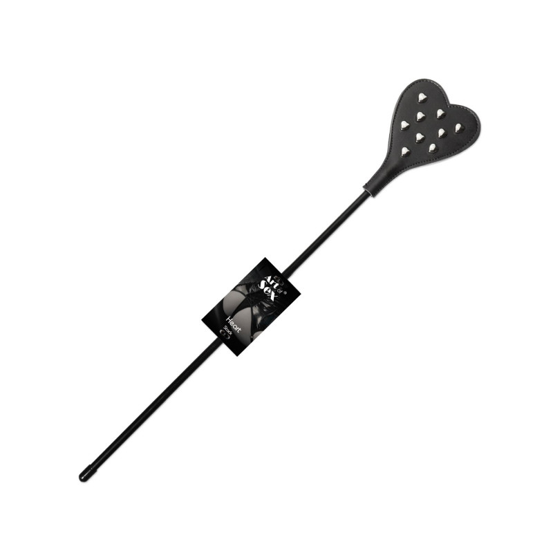 Загальний вигляд стека BDSM Art of Sex Heart, чорний, в контексті