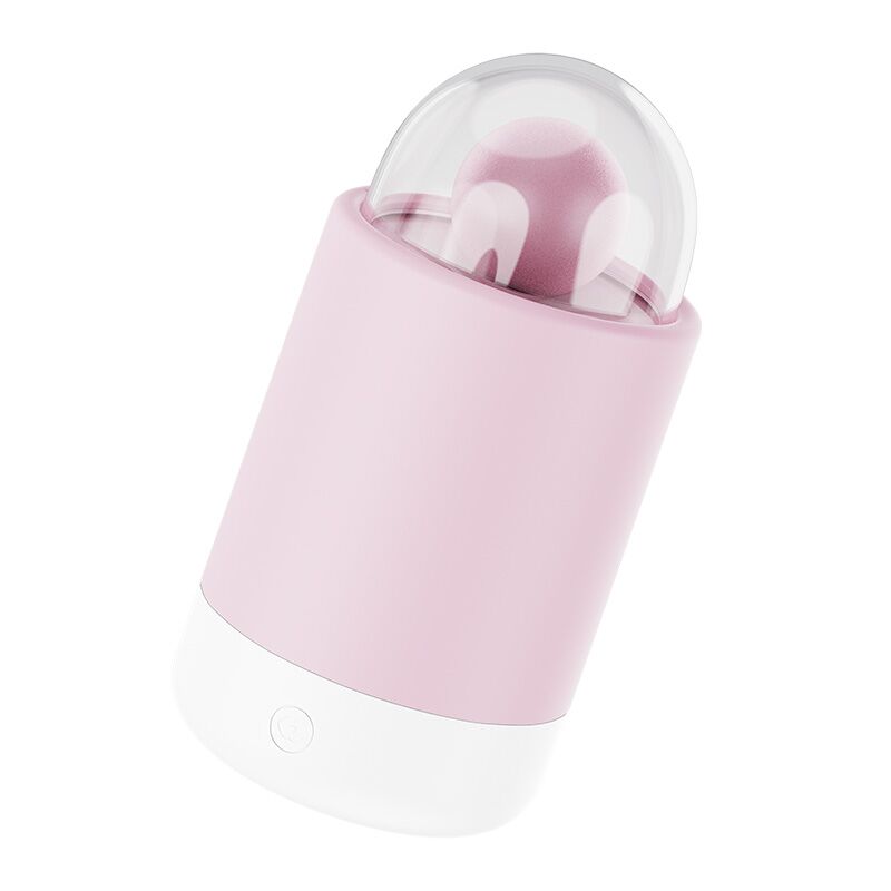 Вібратор-цукерка KISSTOY Pink Pop, вид збоку, демонструє ергономічну форму