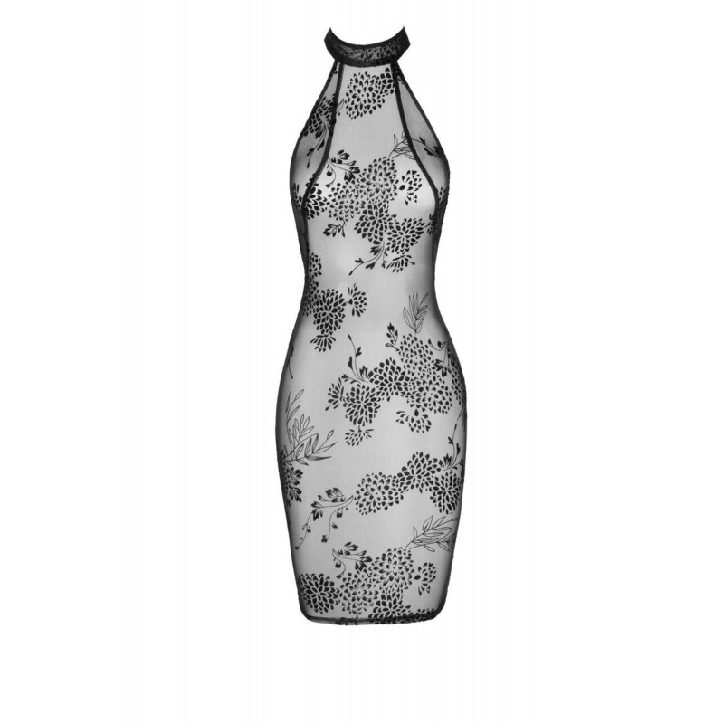 Задня частина сукні Noir Handmade F240 MIDI з оксамитовими бретелями